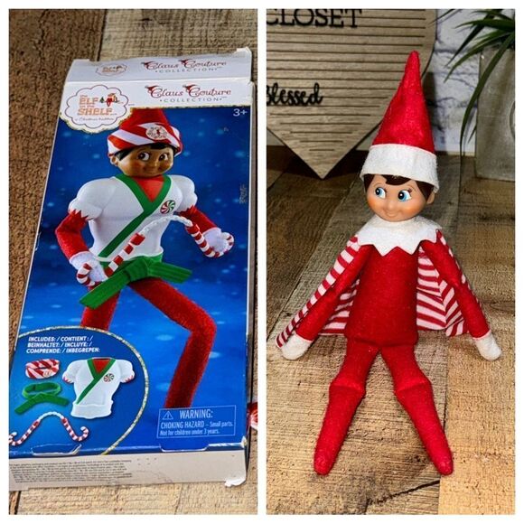 Elf on the shelf & karate kicks set outfit - Picture 1 of 14